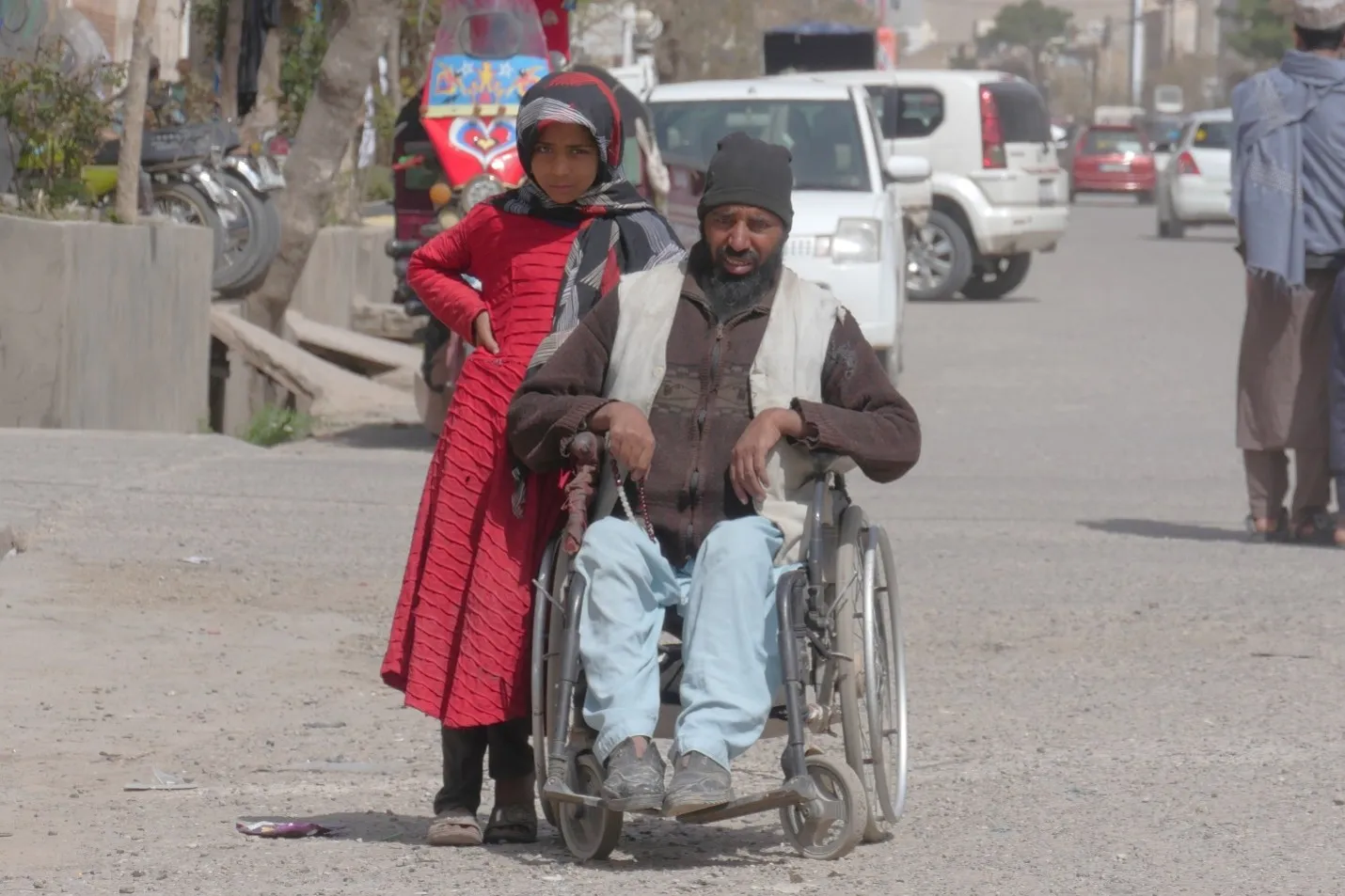 Polio has forced Abdul Basir to beg