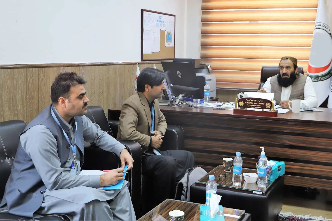 NEOC Director Meets WHO Emergency Team